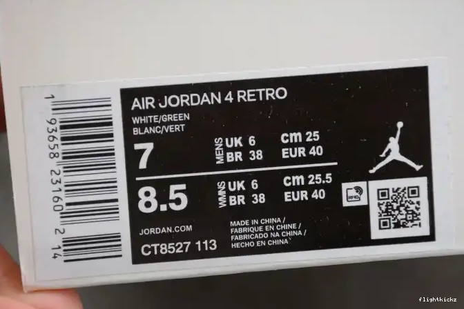 Air CT8527-113 Pine 4 Green Jordan 0510